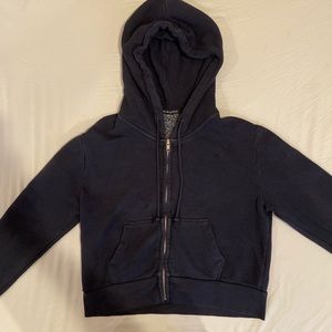 Brandy Melville Dark Blue Crystal Hoodie